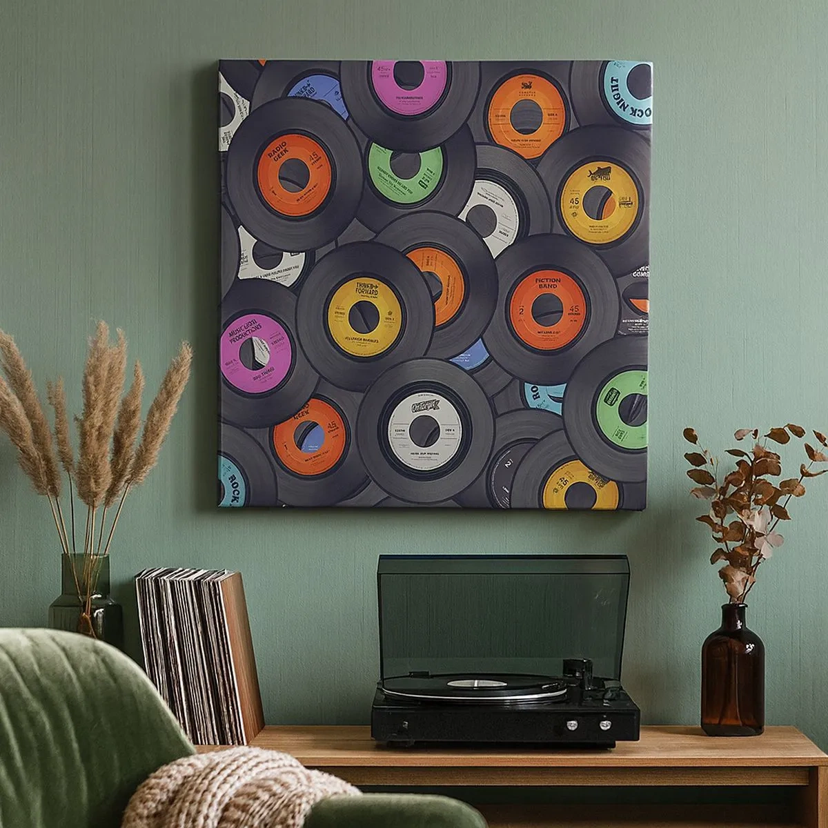 Vászonkép - A klasszika színei - 30x30 cm