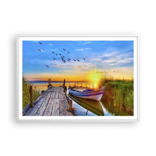 Poszter fekete keretben - Viszlát holnapig - 100x70 cm