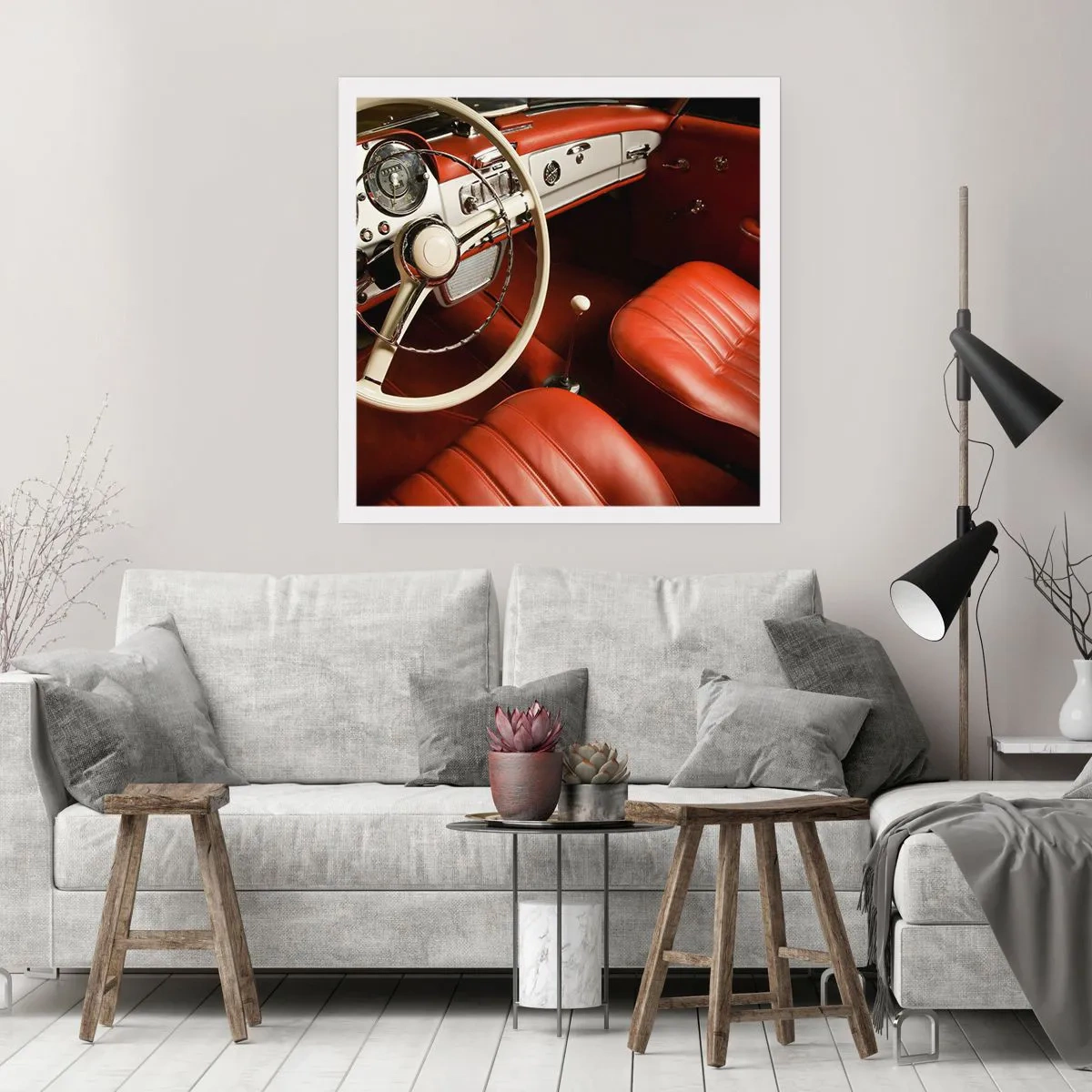 Poszter - Luxus vintage stílusban - 40x40 cm