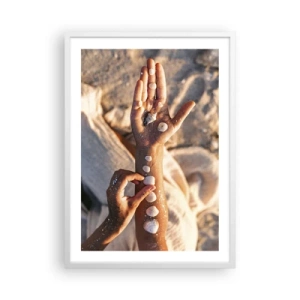 Poszter fekete keretben - Szépség egy karnyújtásnyira - 50x70 cm