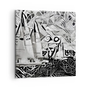 Vászonkép - A hullámok között - 50x50 cm
