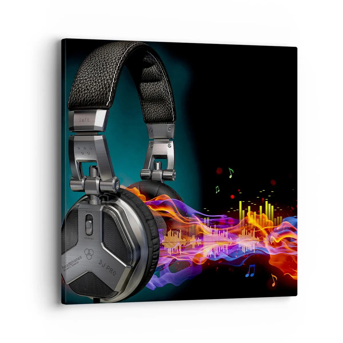 Vászonkép - A zene tüzében - 40x40 cm