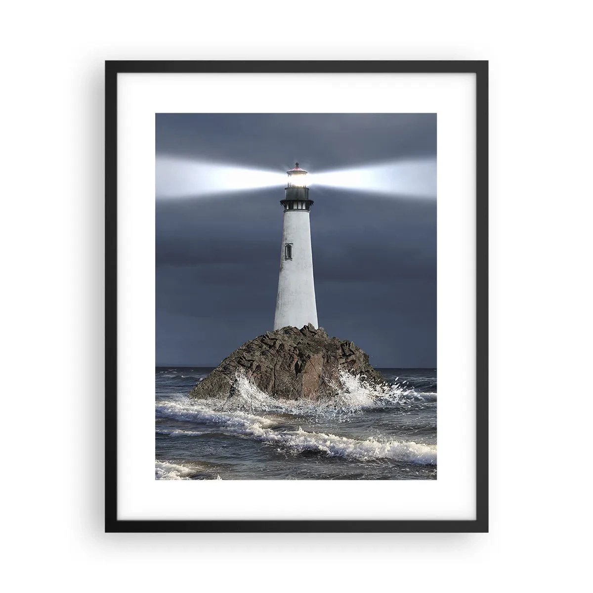 Poszter fehér keretben - Ide…ide…itt! - 40x50 cm