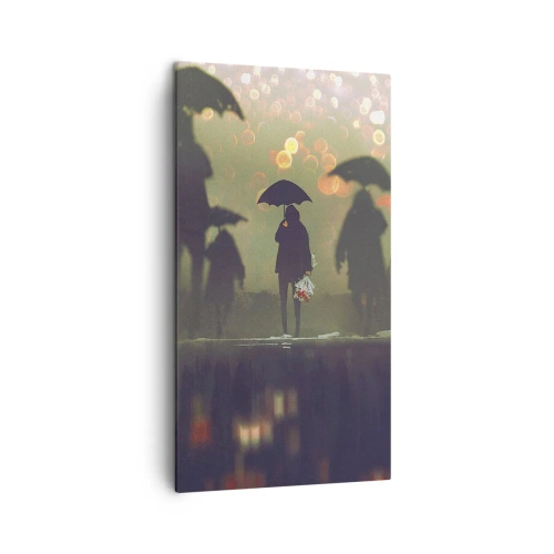 Vászonkép - Egy esőcsepp szemszögéből - 45x80 cm