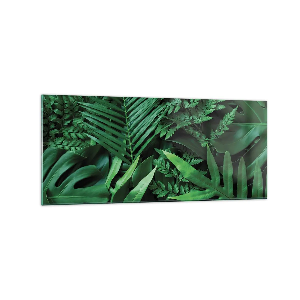 Üveg kép - Összebújva a zöldben - 120x50 cm
