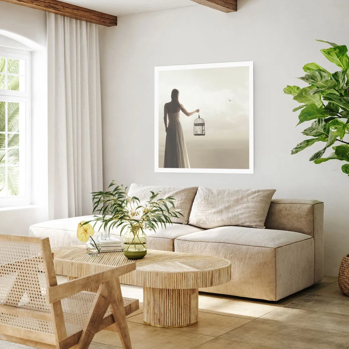 Poszter - Légy szabad - 50x50 cm