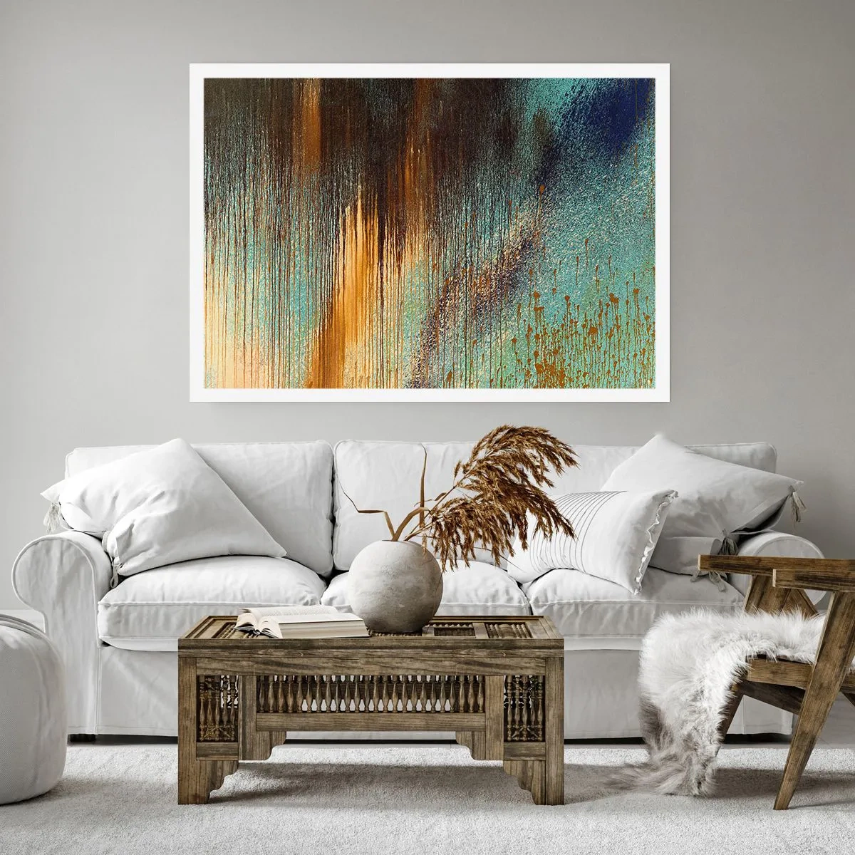 Poszter - Egy nem véletlen színes kompozíció - 100x70 cm