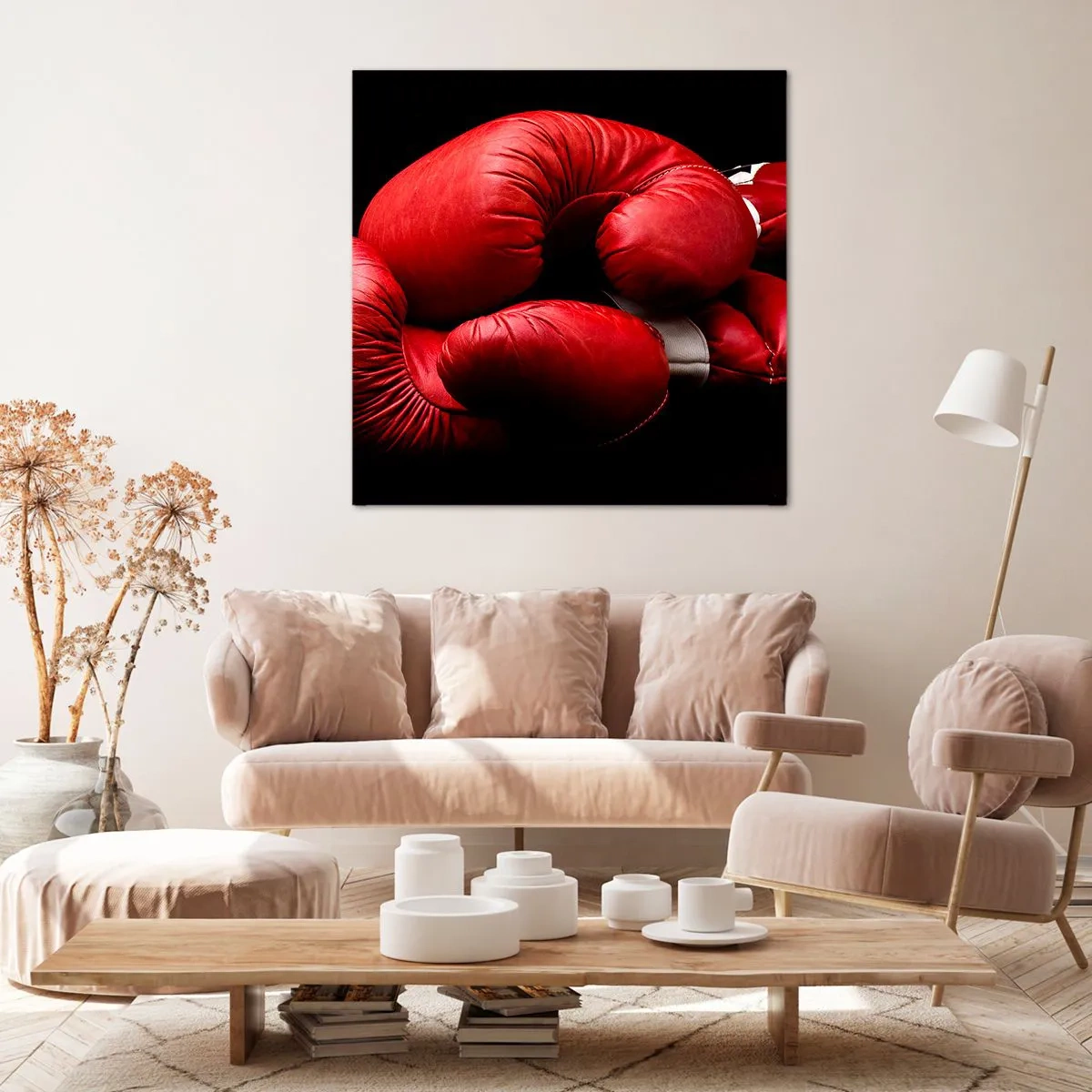 Vászonkép - A küzdelem érzelmei mögöttünk vannak - 70x70 cm