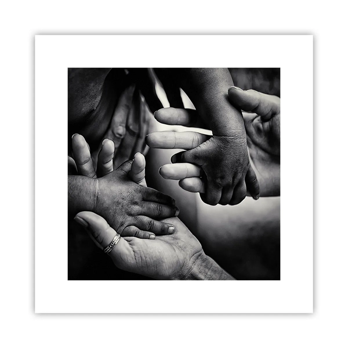 Poszter - Embernek lenni - 30x30 cm