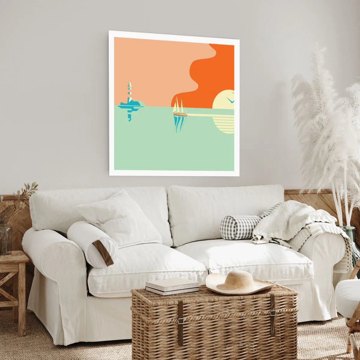 Poszter - Tökéletes tengeri tájkép - 60x60 cm