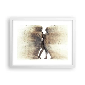 Poszter fekete keretben - Felemelkedtek a porból, hogy szeressenek - 40x30 cm