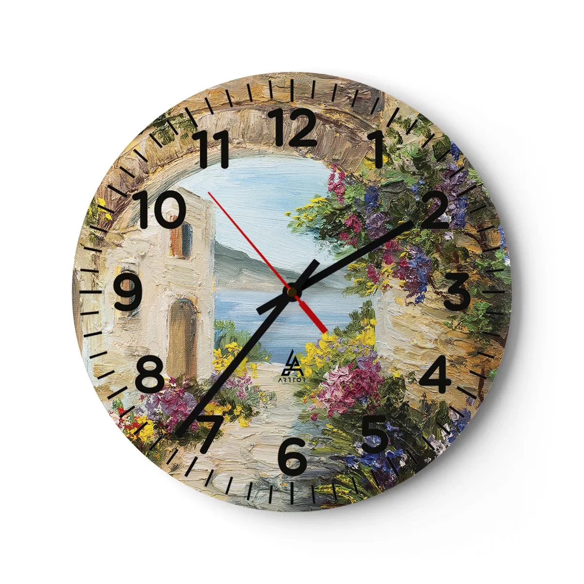 Falióra, Óra - Egy tengerparti vidék varázsa - 40x40 cm