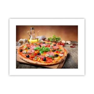 Poszter - Igazi olasz ízzel - 40x30 cm