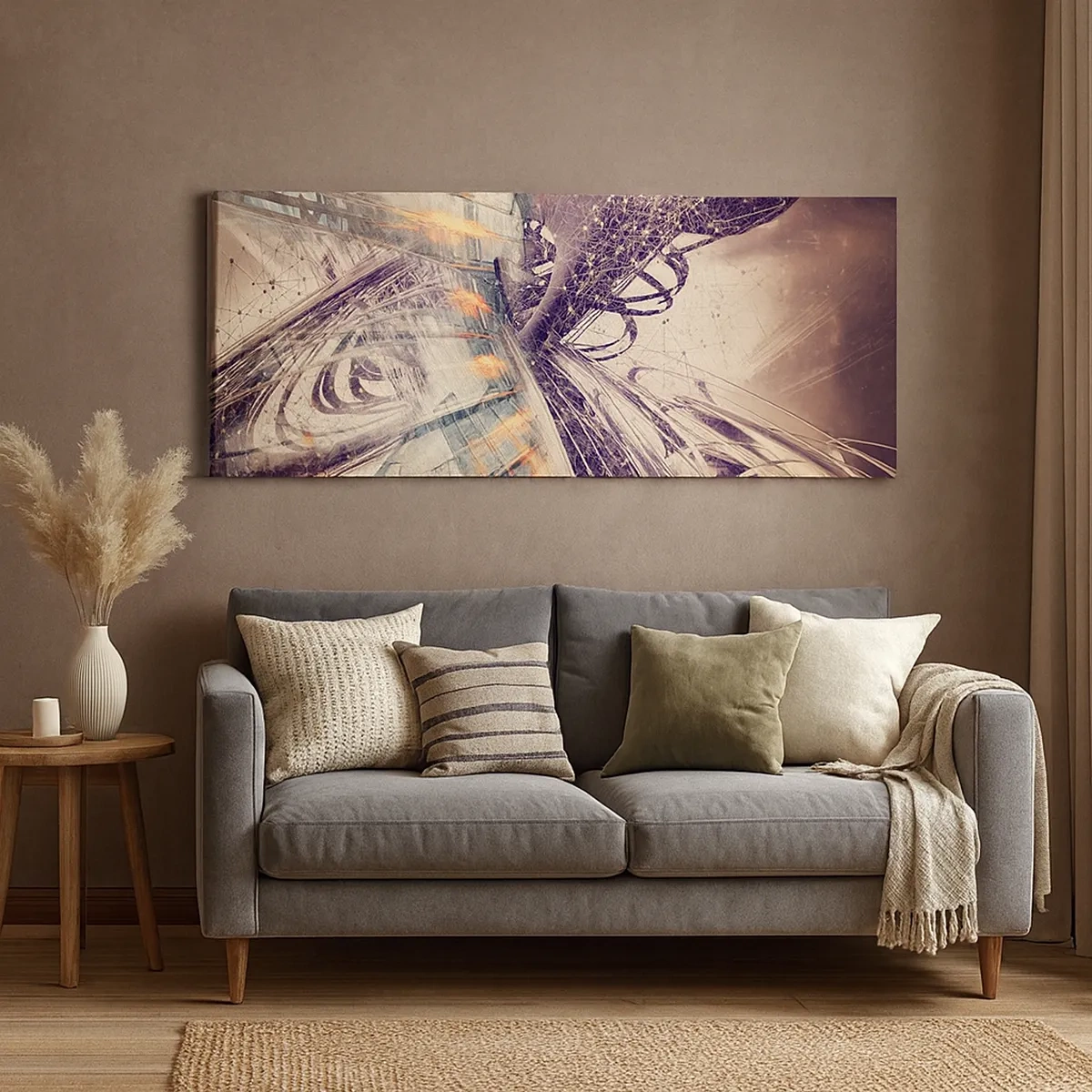 Vászonkép - Nagy rohanásban - 30x30 cm