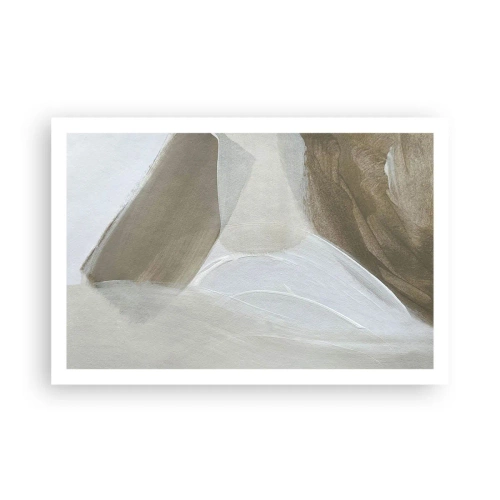 Poszter - Fehér hullámai - 91x61 cm