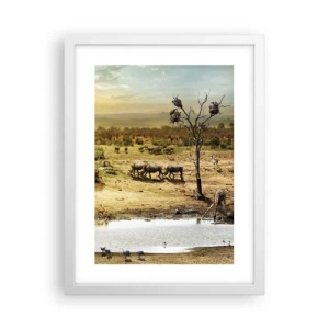 Poszter fekete keretben - „Z Edenu zaś wypływała rzeka…" - 30x40 cm