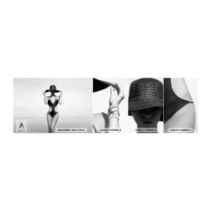 Fotótapéta Minta Öntapadós Deluxe Sticker - A nevem Elegance - Nő, Strand, Divat - 100x30 cm