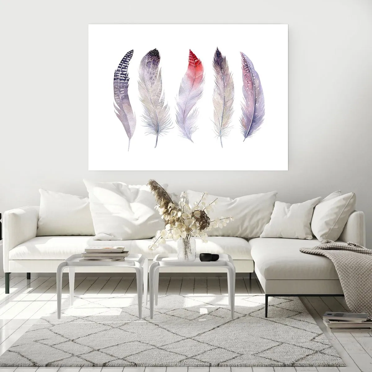 Poszter - Gyengéd, mint a sokszínű köd - 70x50 cm