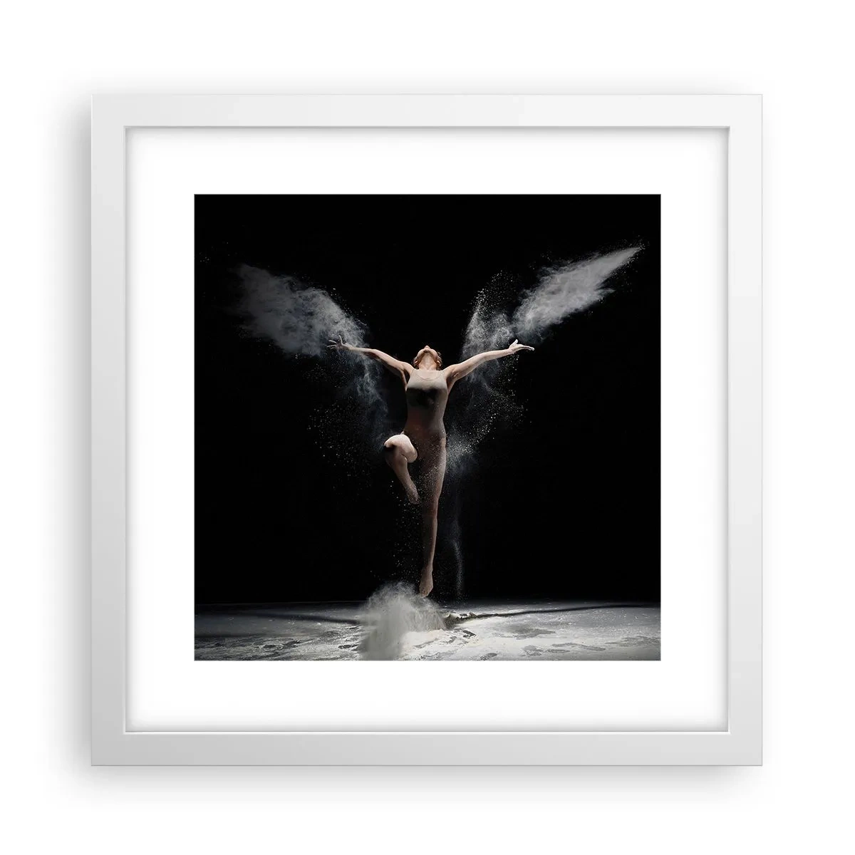 Poszter fekete keretben - Elfek léteznek - 30x30 cm