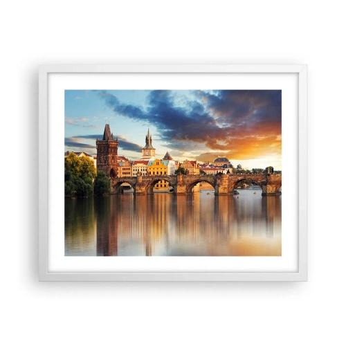 Poszter fekete keretben - Évszázadok óta gyönyörű - 50x40 cm