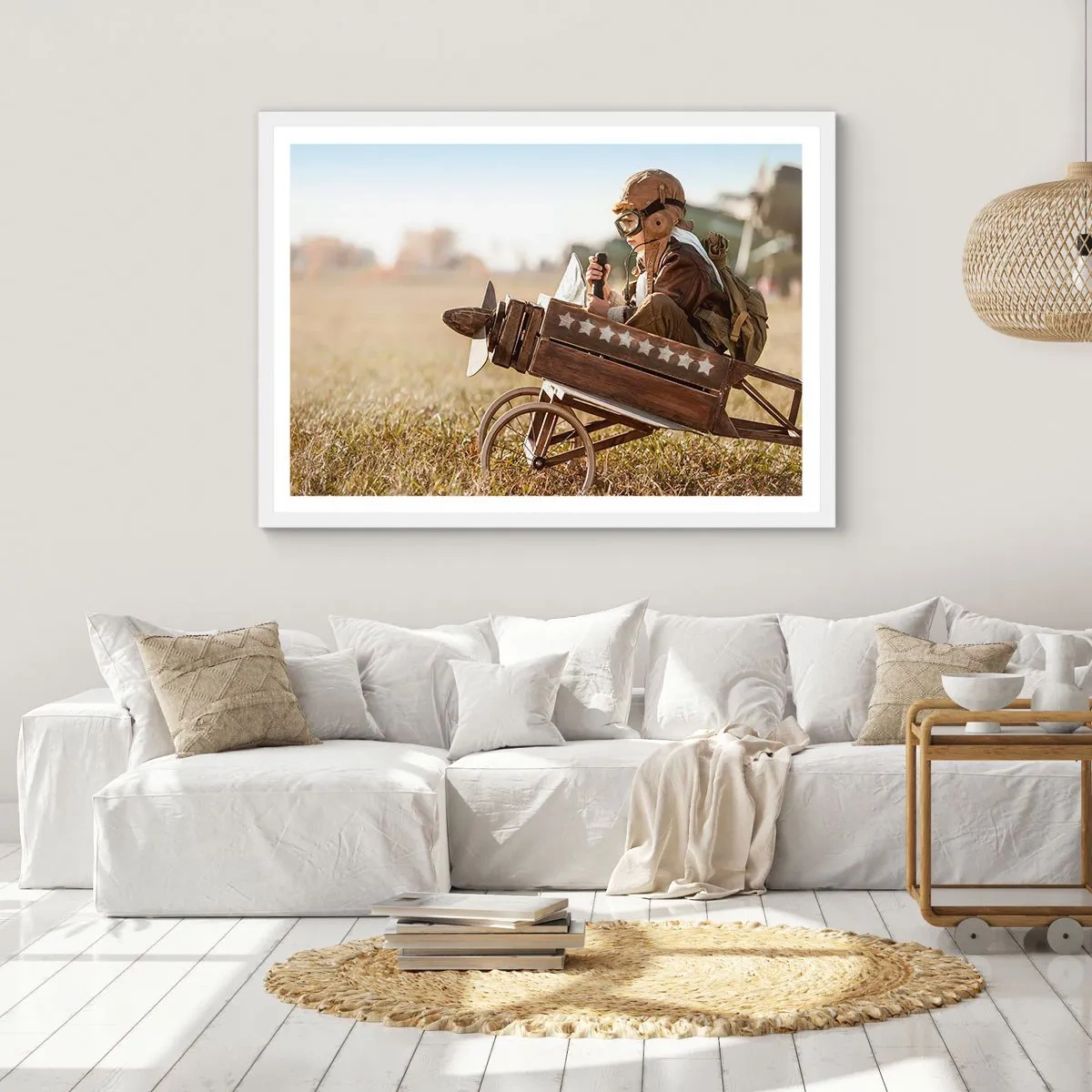 Poszter fekete keretben - Indulás egy álom felé - 100x70 cm