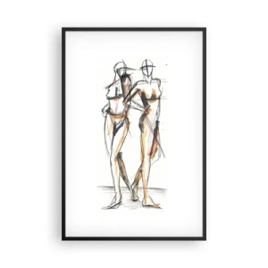 Poszter fehér keretben - A kegyelem tanulmánya - 61x91 cm