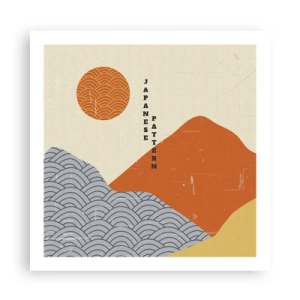 Poszter - A japán szellemben - 60x60 cm