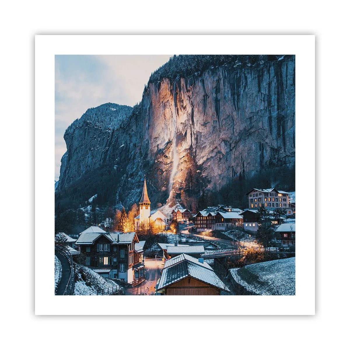 Poszter - A tél ragyogó szelleme - 50x50 cm