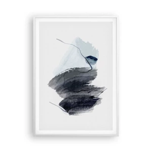 Poszter fekete keretben - Intenzitás és mozgás - 70x100 cm