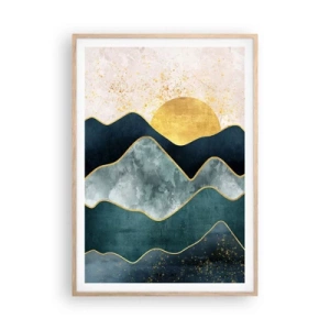 Poszter világos tölgy keretben - Hol volt, hol nem volt - 70x100 cm