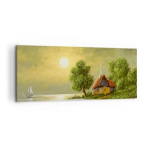 Vászonkép - Gyönyörű, mint egy képen - 100x40 cm