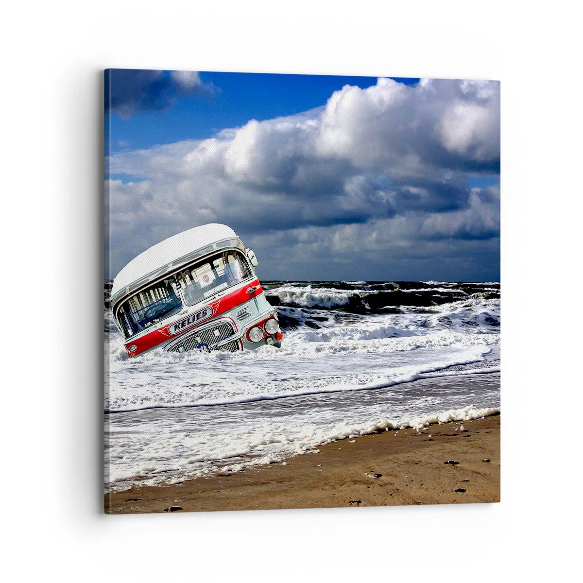 Vászonkép - Min csodálkozol? - 70x70 cm