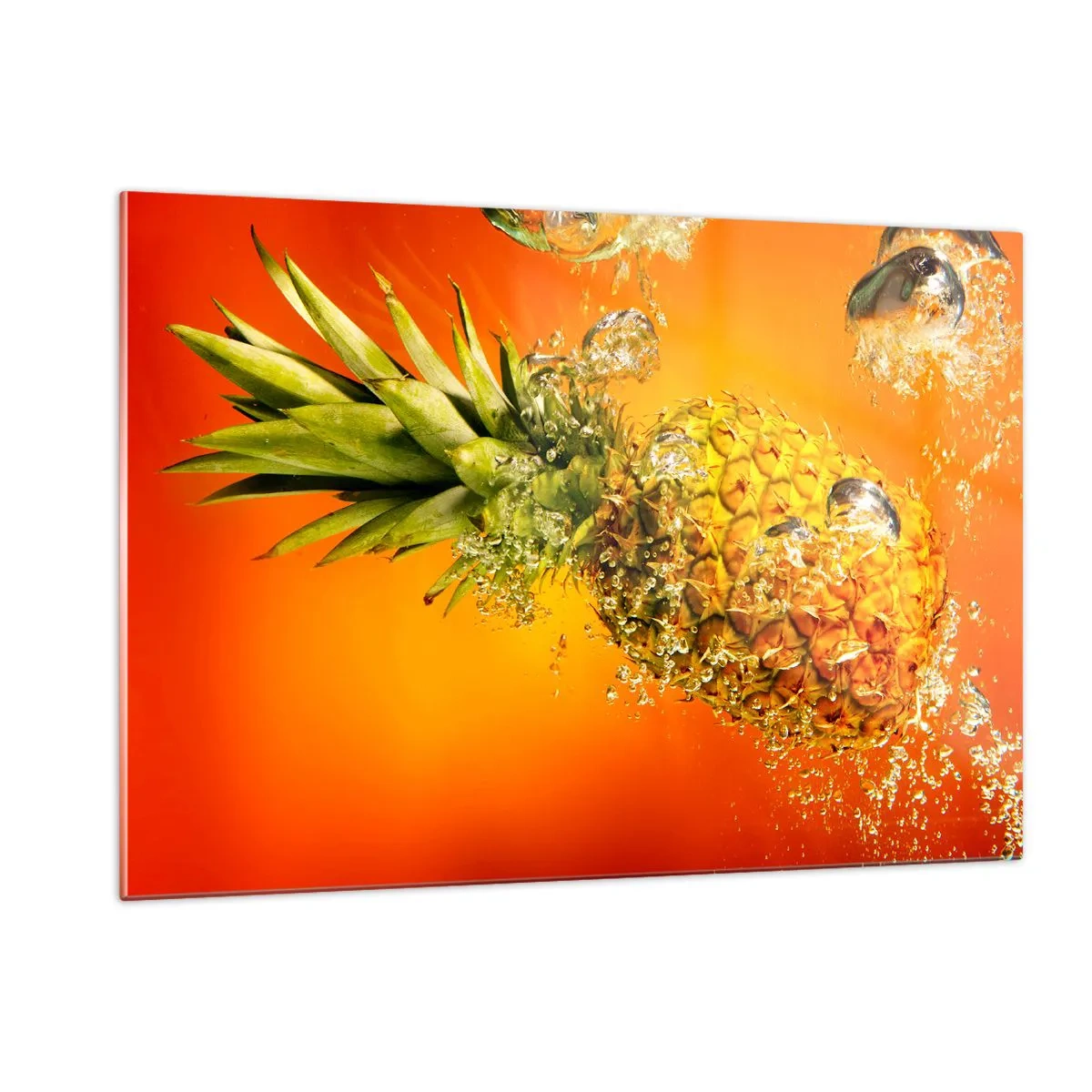 Üveg kép - Trópusi lédús frissesség - 120x80 cm