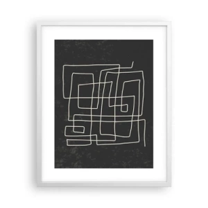 Poszter fekete keretben - Nem olyan egyszerű - 40x50 cm