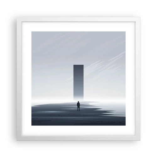 Poszter fekete keretben - Lehetőség vagy fenyegetés? - 40x40 cm