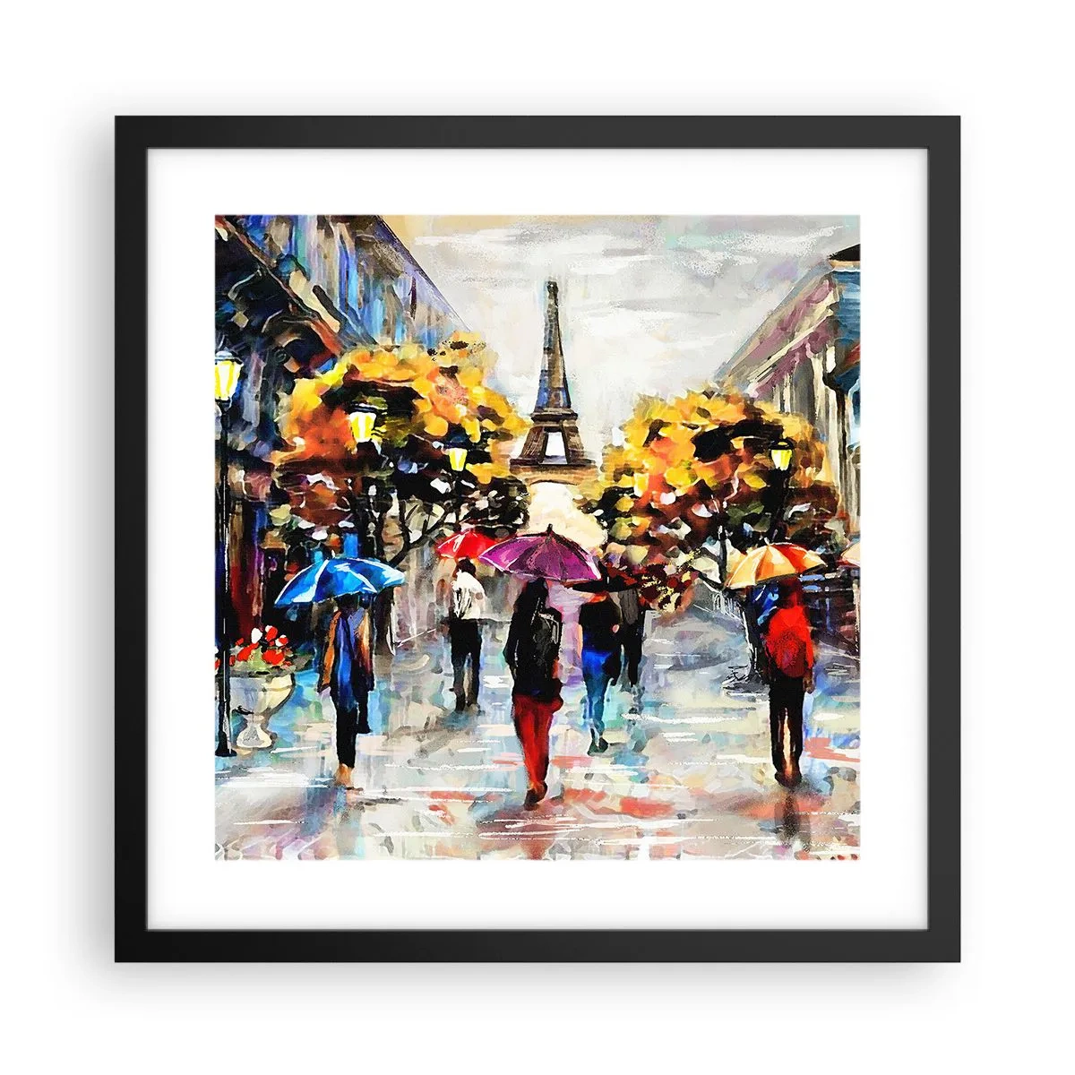 Poszter fehér keretben - Ősszel különösen szép - 40x40 cm