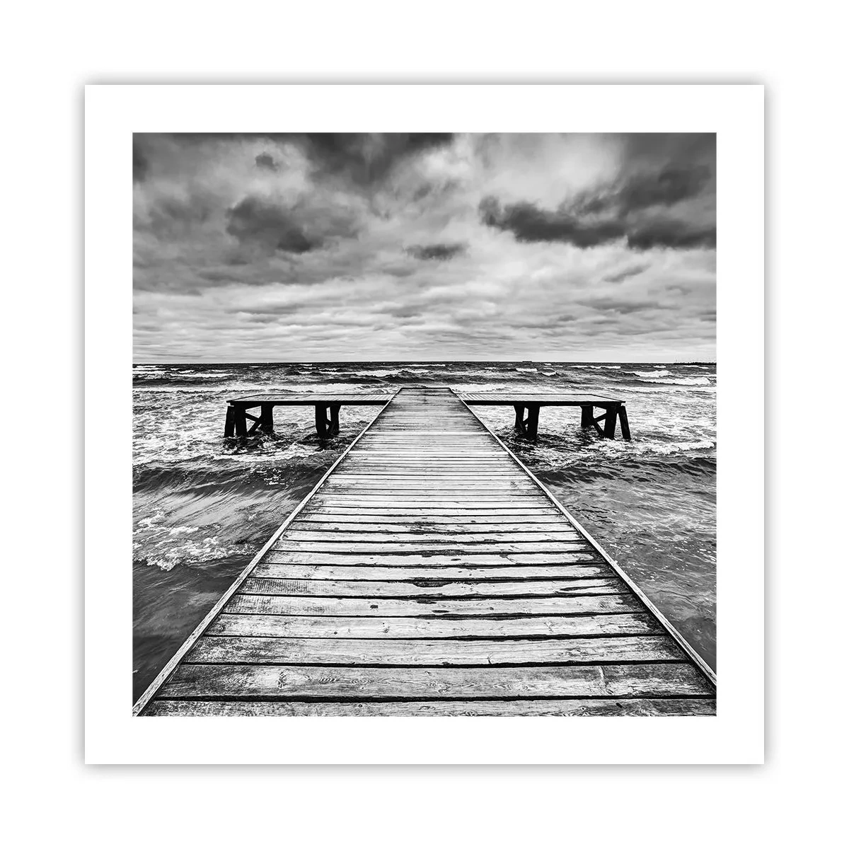 Poszter - Várom, hogy elűzze a szél... - 50x50 cm