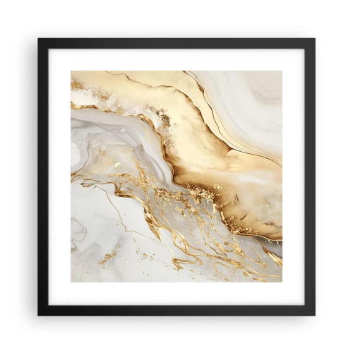 Poszter fehér keretben - Absztrakció: szépség és jóság - 40x40 cm