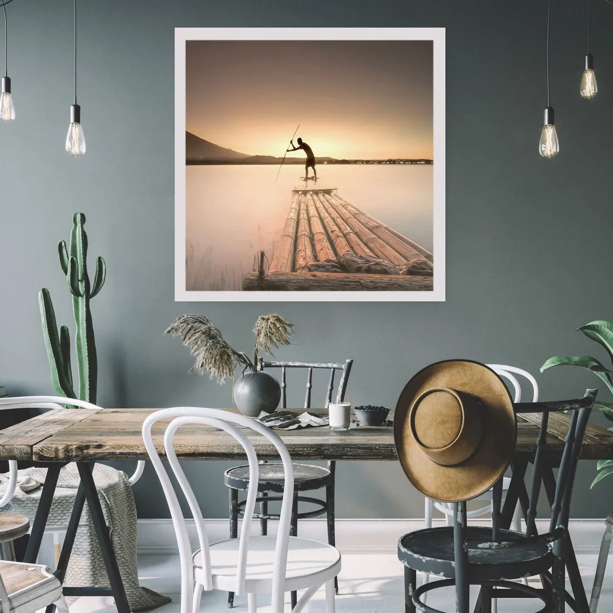 Poszter - Pihenés előtt - 30x30 cm