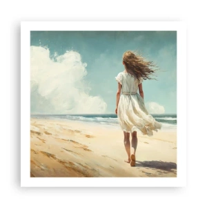 Poszter - Találkozás a nappal és a széllel - 60x60 cm