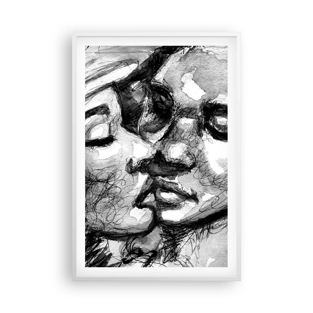 Poszter fekete keretben - Egy érzelmes pillanat - 61x91 cm