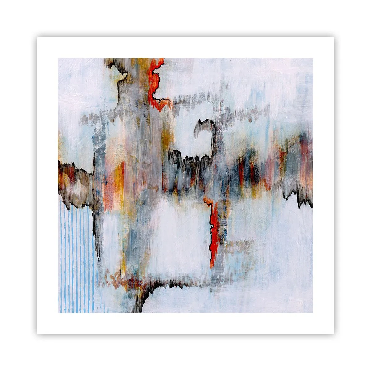 Poszter - Egy bottal a vízen - 50x50 cm