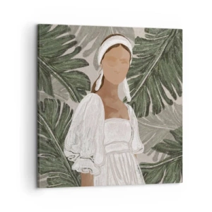 Vászonkép - Egzotikus portré - 60x60 cm