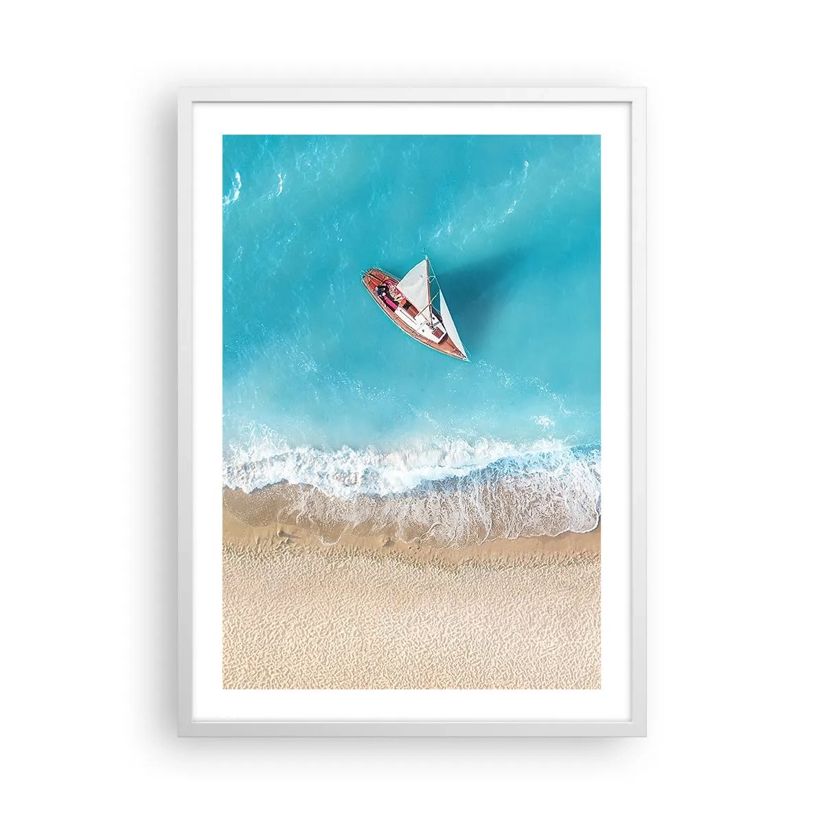 Poszter fekete keretben - A kék és az arany határán - 50x70 cm