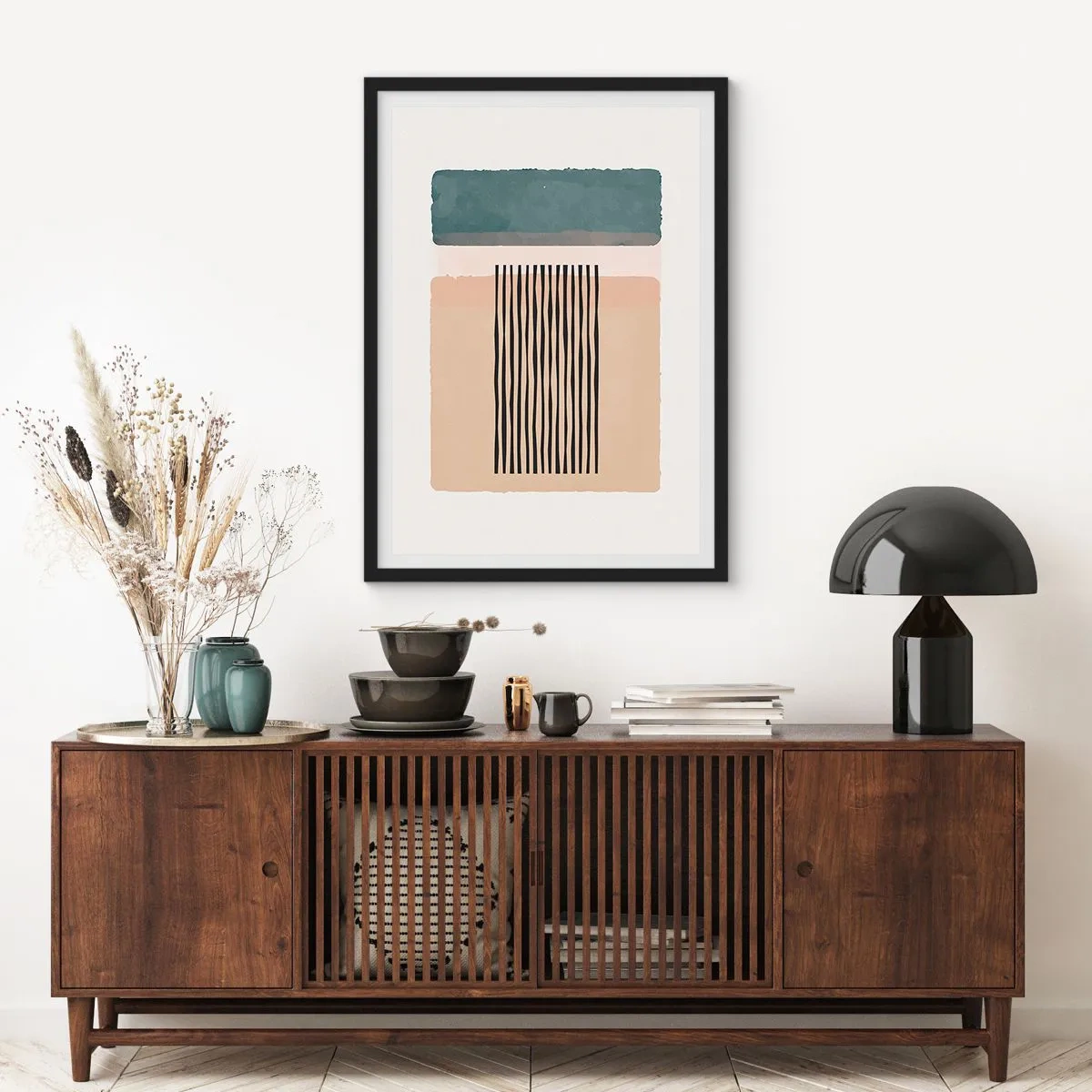 Poszter fehér keretben - Minden rendben - 70x100 cm