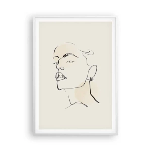 Poszter fekete keretben - Büszke tekintet - 70x100 cm