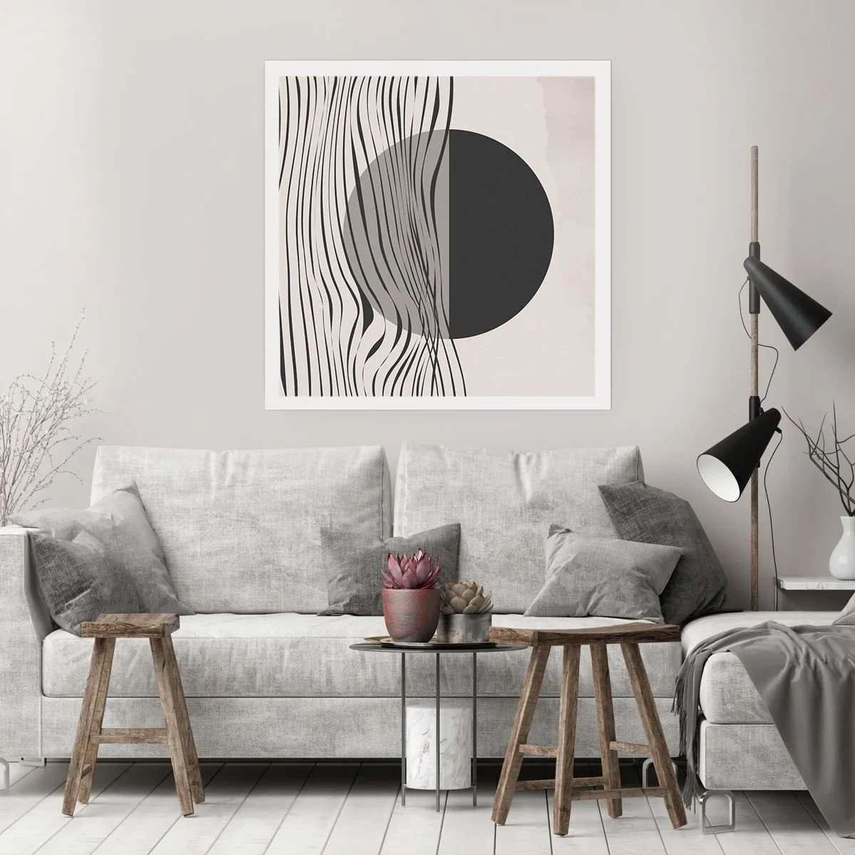 Poszter - A feles kompozíciója - 50x50 cm