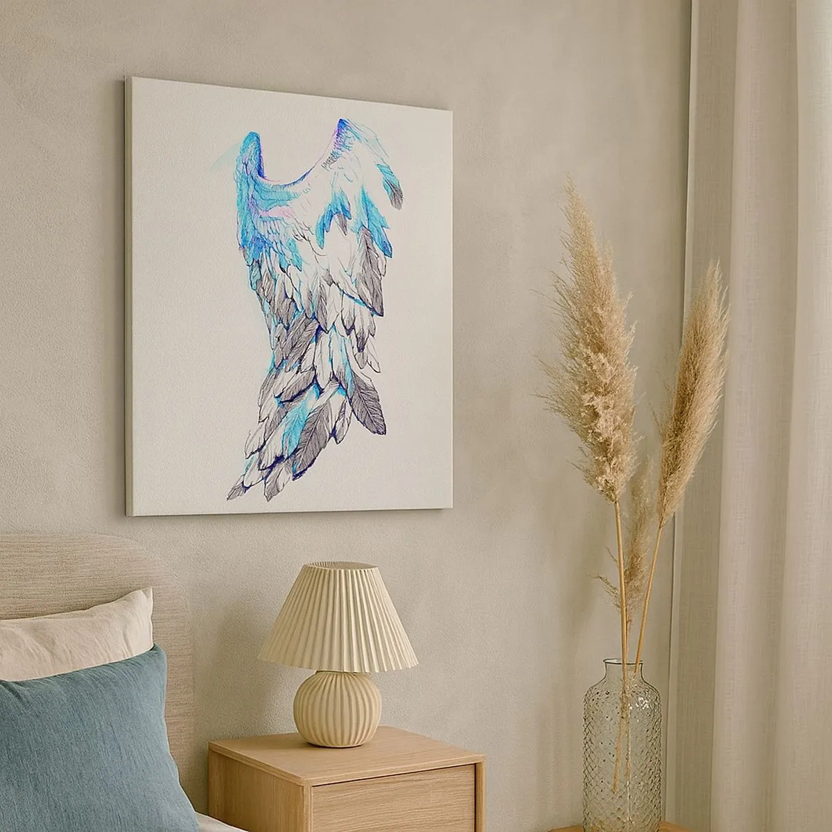 Vászonkép - Szükségem van szárnyakra - 30x30 cm