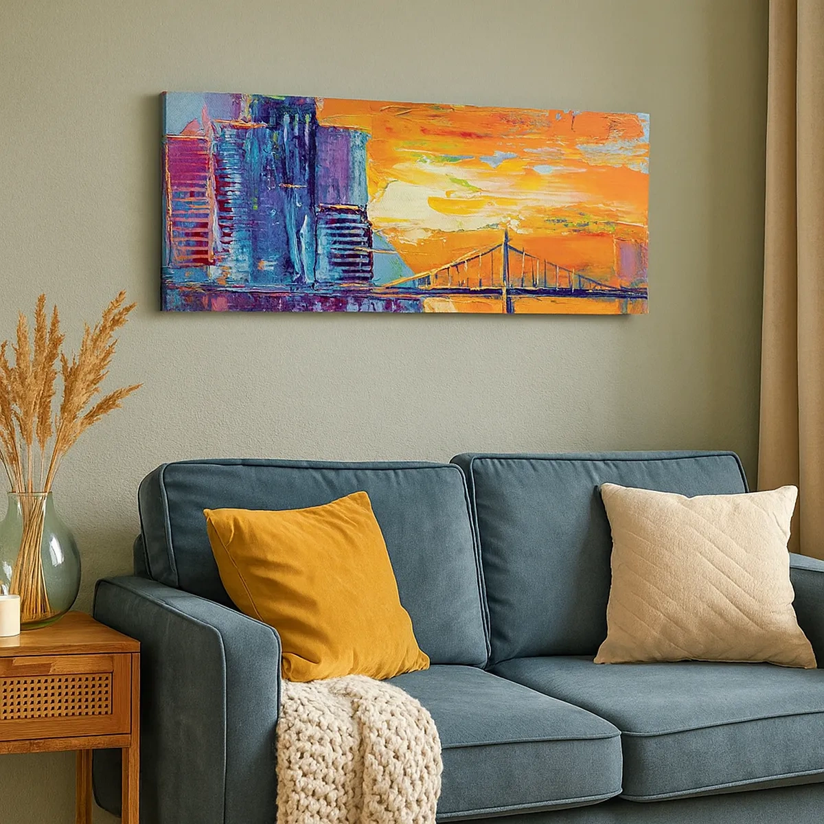 Vászonkép - Kultúra és természet - 30x30 cm