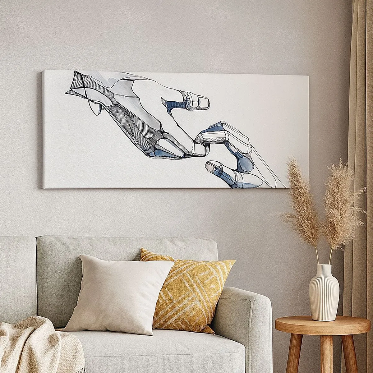 Vászonkép - Szép gesztus - 100x40 cm